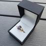 9ct Yellow Gold Mystic Topaz Solitaire Ring Image 3