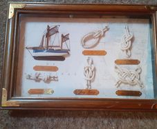 Framed Nautical Boat Ship Knots