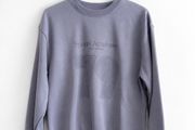 Pre Owned Dunnes Stores Slate Blue Graphic Sweatshirt