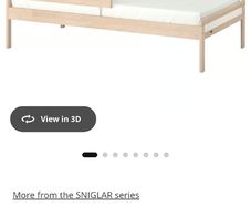 IKEA toddler bed 70x160cm, used for less than 6 months, mattress not included, will need to dismantle or a van to collect, collection only in prosperous.