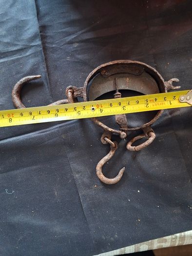 Antique Manchur or C balance scale, used by trappers hunters in the 19th century, Postage Available