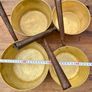 THREE Brass Saucepans Image 5