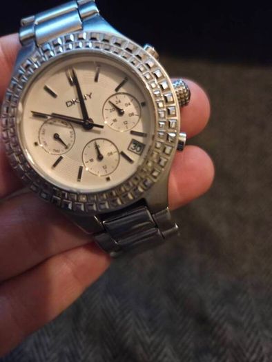 Ladies DKNY Chambers collection Day Date Watch - Fully working