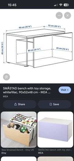 Ikea toy storage box x2