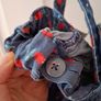 Next denim dungaree skirt Image 6