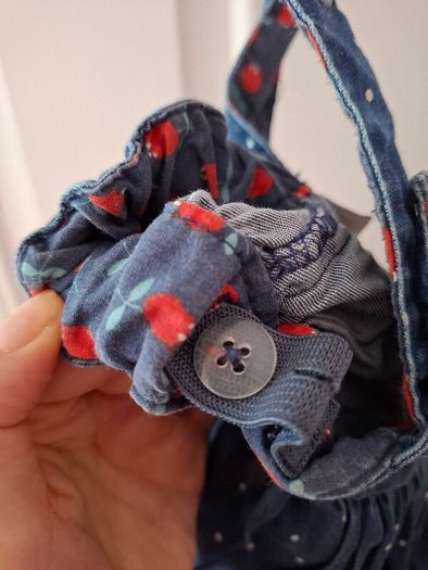 Next denim dungaree skirt