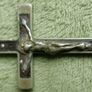 Carmelite Nuns Antique Prayer & Meditation Ebony & Bronze Habit Crucifix Cross Image 2