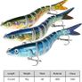 Crankbaits Set Fishing VIB Lures Kit Minnow Crankbaits Topwater Floating Lures Life-Like Swimming Swimbait for Trout Bass Perch Pike with Tackle Box 3pcs/Pack Image 10