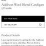 Reiss - Addison Cardigan - Wool Blend - Navy Light Blue - UK 8 - BNWT RRP 160 Image 6
