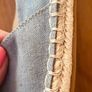 Women's espradilles style denim sandals VGC Image 2