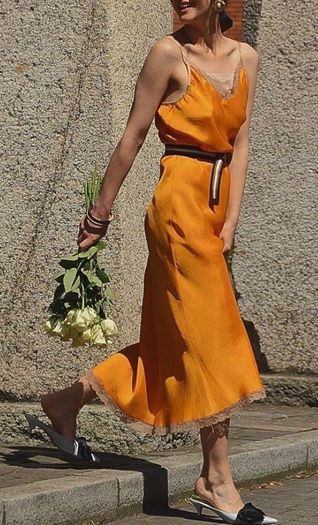 Satin dress