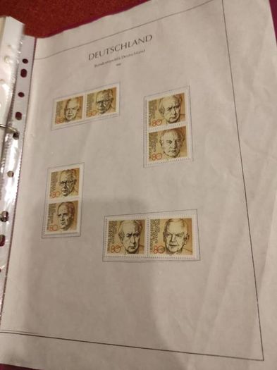 GERMANY 1975-82 album with stamps