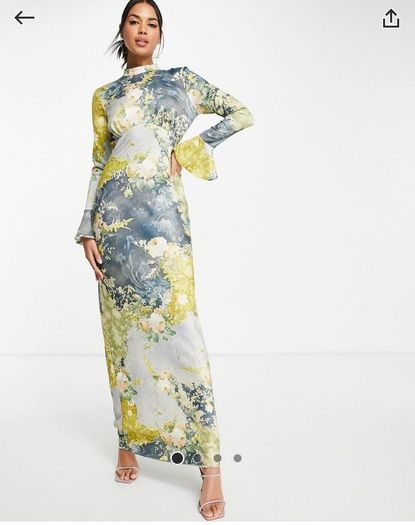 maxi vintage style dress