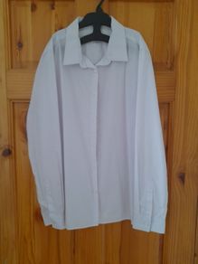 girls white blouse 15-16 years