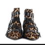 Ash Leopard Print Leather Ankle Boots Size Uk 6 Image 6