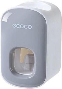 Automatic Toothpaste Dispenser,Waterproof & Easy to Clean Wall-Mounted Toothpaste Holder,Black Automatic Toothpaste Dispenser Bathroom Accessories for Kids,Adults