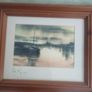 signed print of sea side. Image 10