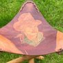 Leather Folding Stool Image 5