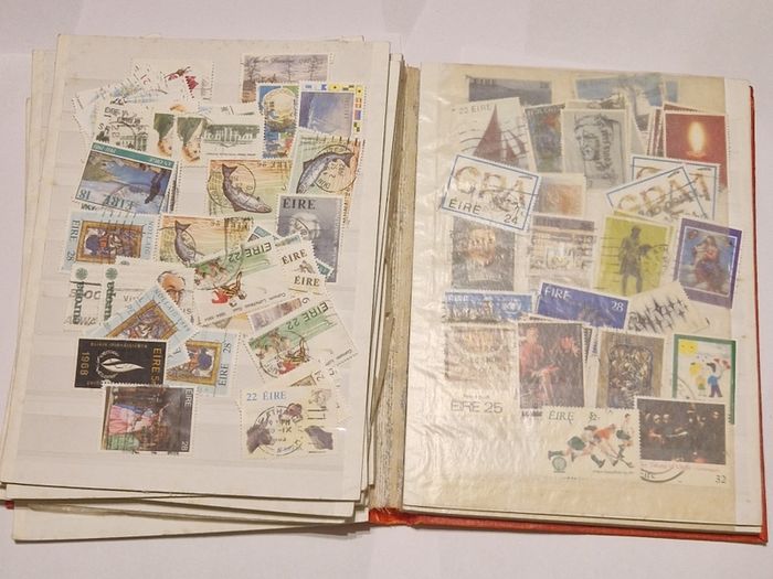 Stamp Album with Stamps