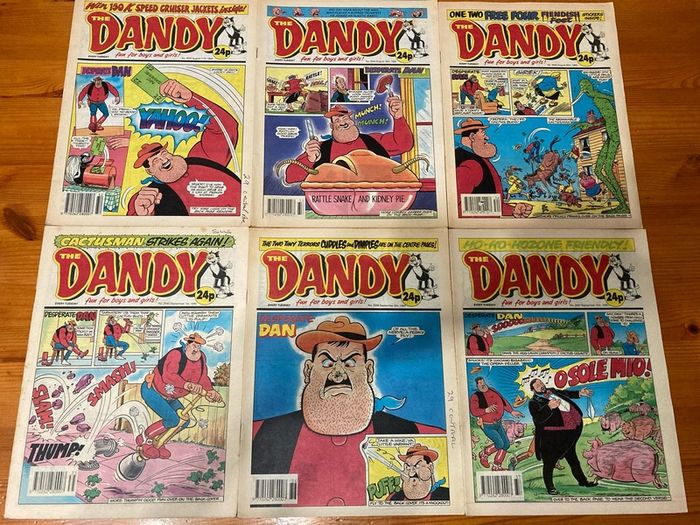 Comics: 'The Dandy' 1990 (45 numbers)