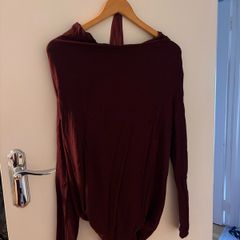 Long Sleeve Burgundy Maternity Top - Attesa