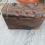 Vintage Handcarved Wooden Box Image 2