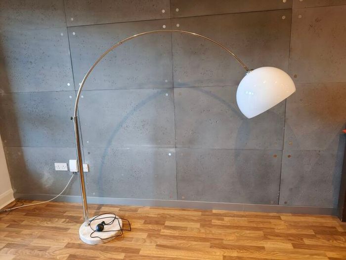 Chrome Arched Floor Lamp