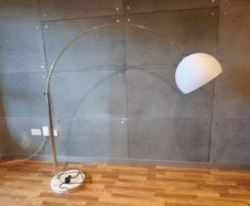 Chrome Arched Floor Lamp