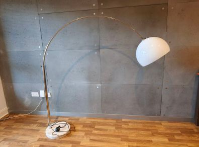 Chrome Arched Floor Lamp