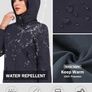Brand New Vancavoo Women's Lightweight Transitional Jacket with Hood - Navy Blue XXL Image 5