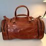 Stunning vintage leather Boston bag in Cognac Leather Image 2