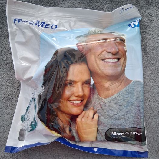 Resmed Mirage Quattro Full Face CPAP Mask NEW
