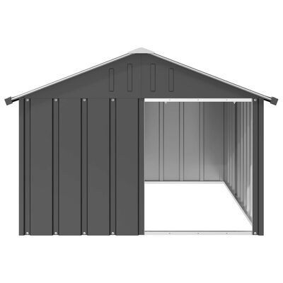 FREE EXPRESS SHIPPING Dog House Anthracite 116.5x153x81.5 cm Galvanised Steel