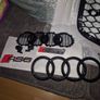 Audi A6 C7 Rs6 style Grille - Black edition honeycomb Image 3