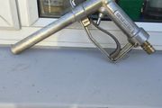 old 1960s brass aluminium fuell filler nozzle