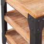 TV Stand Solid Acacia Wood 140x40x45 cm Image 4