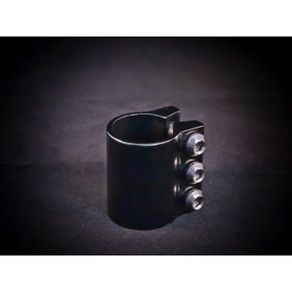 Damaged 4 Bolt Clamp Anodised Black