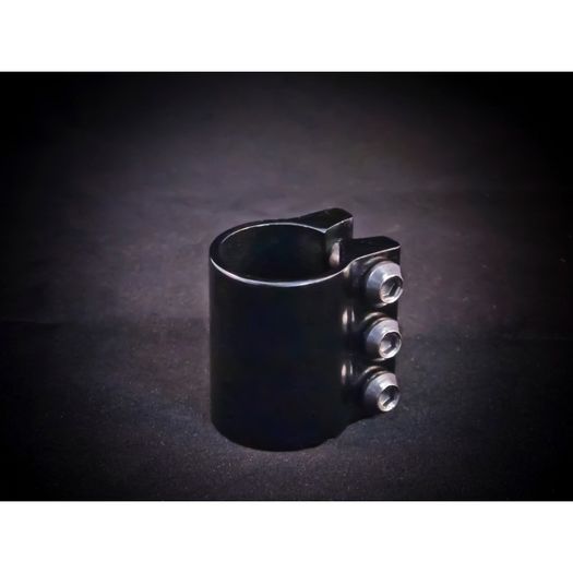 Damaged 3 Bolt Clamp Anodised Black