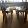 Teak Dining Table & 6 Chairs Image 3