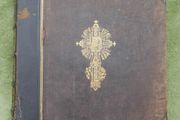 Antique huge Douay Holy Bible  huge Illustrated Holy Bible The Old &amp; New Testament