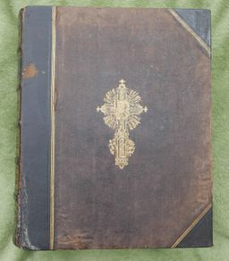 Antique huge Douay Holy Bible  huge Illustrated Holy Bible The Old & New Testament