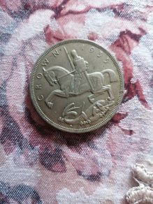 1935 UK Silver Crown Coin