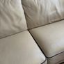 3 seater Italian leather Natuzzi sofa Image 6