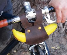 Leather Bicycle Banana Holder