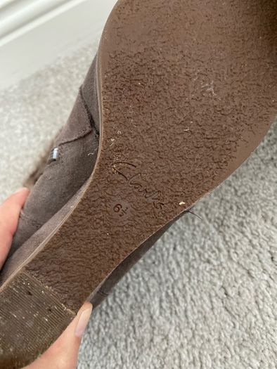 CLARKS Shoes Wedge 6.5UK in Great condition like new