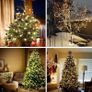 10M LED String Fairy Lights On Dark Green Cable with Various Light Effects, Ideal for Christmas Tree,Xmas,Party,Wedding Image 2