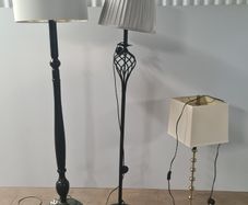 Selection of Lamps Floor  Table Lamps   Storage Clearance