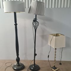 Selection of Lamps Floor  Table Lamps   Storage Clearance