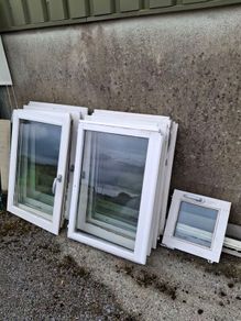 Double glazed windows  x 4 double small x 1 and double glazed front door