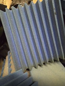 Sound proof foam squares